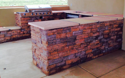 Outdoor Kitchen design by Mountain Paradise Landscaping, Rio Rancho & Albuquerque, New Mexico